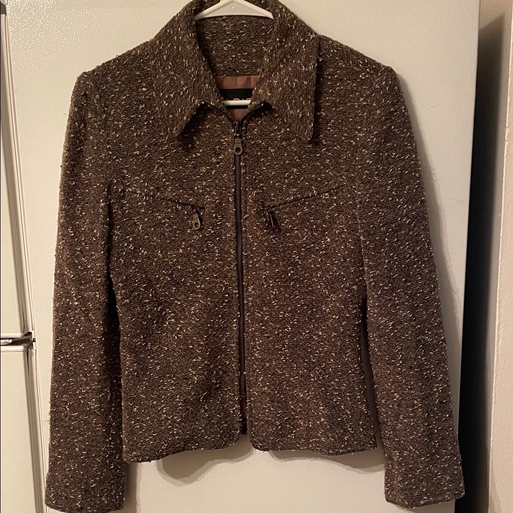 Dina Bar-El Size 4 Virgin Wool Blend Women's Jacket